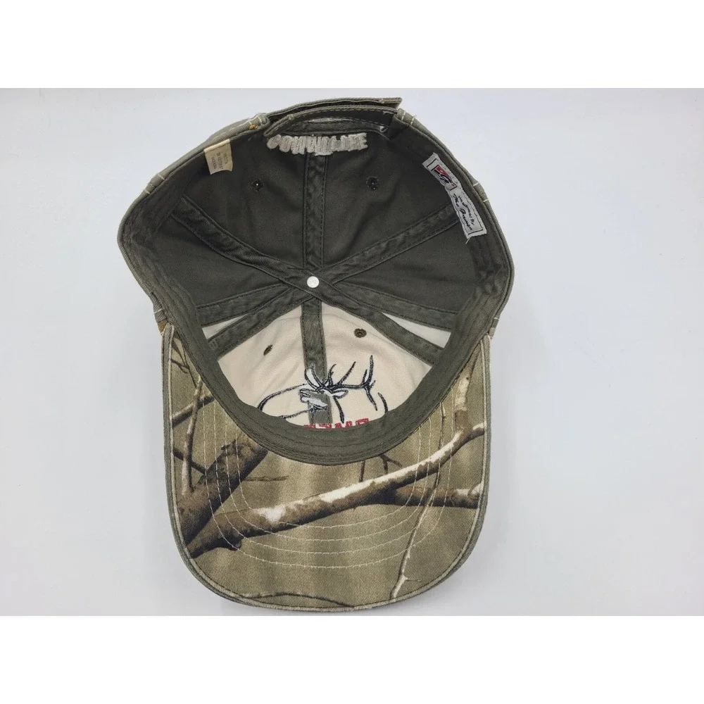 RMEF Rocky Mountain Elk Foundation‎ Committee The Game Camo Adjustable Hat Cap